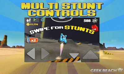 Gameplay of the Dune Rider for Android phone or tablet.