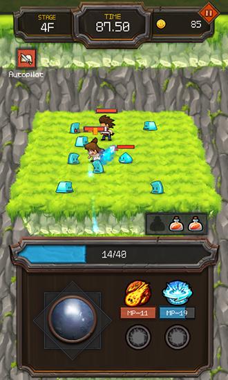 Dungeon 999 F: Secret of slime dungeon - Android game screenshots.