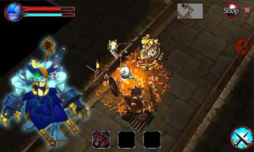 Gameplay of the Dungeon blaze for Android phone or tablet.