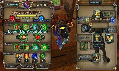 Gameplay of the Dungeon Defenders Second Wave for Android phone or tablet.