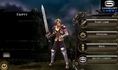 Gameplay of the Dungeon Hunter for Android phone or tablet.