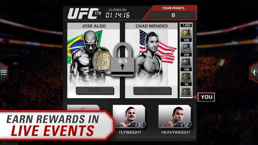 EA sports: UFC - Android game screenshots.