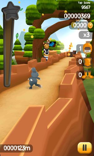 Easter bunny run - Android game screenshots.