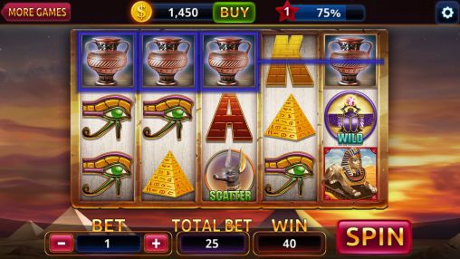 Egypt slots casino machines - Android game screenshots.