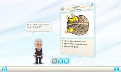 Gameplay of the Einstein. Brain Trainer for Android phone or tablet.