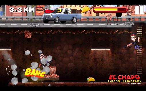 El Chapo: Fat'n furious! - Android game screenshots.