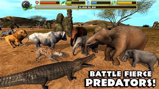 Elephant simulator - Android game screenshots.