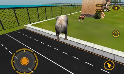 Elephant simulator 3D: Safari - Android game screenshots.