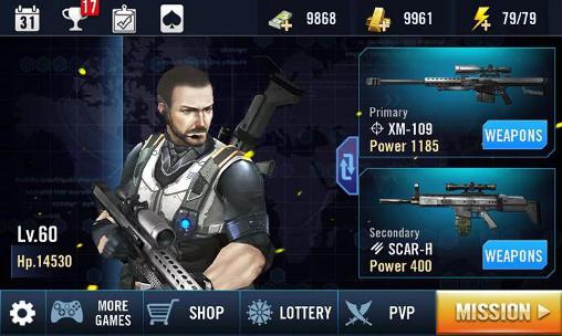 Elite killer: SWAT - Android game screenshots.