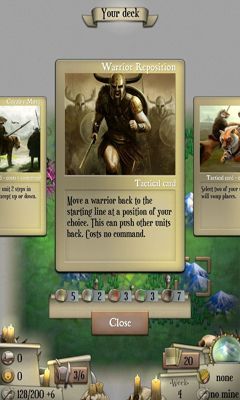 Gameplay of the Empire. Deck Building Strategy for Android phone or tablet.