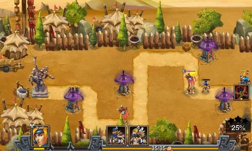 Empire defense: Hero age - Android game screenshots.