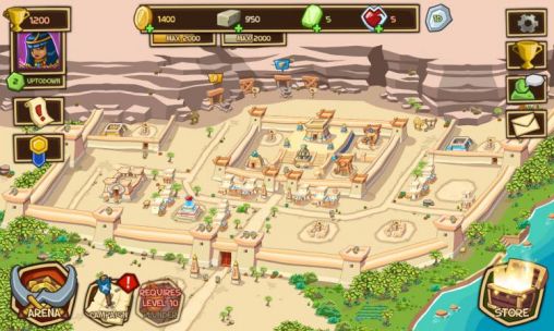 Empires of sand - Android game screenshots.