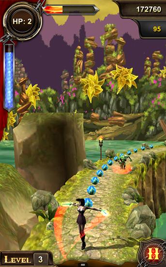 Endless run: Magic stone - Android game screenshots.