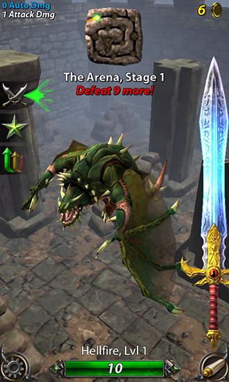Epic dragon clicker - Android game screenshots.