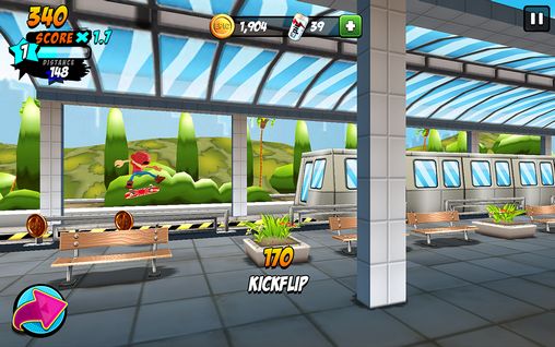 Epic skater - Android game screenshots.