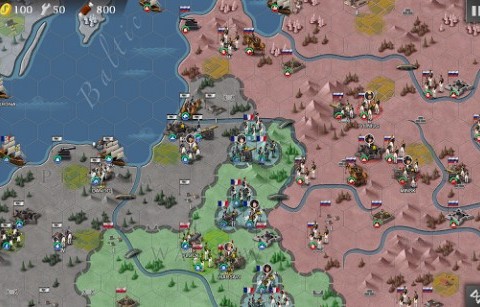 European war 4: Napoleon - Android game screenshots.