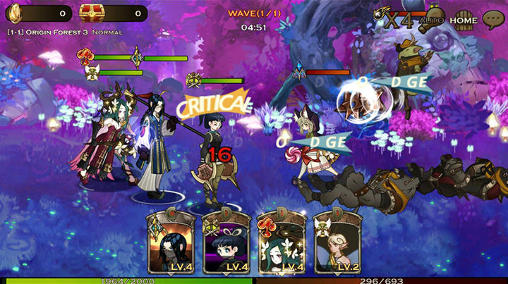 Exos saga - Android game screenshots.