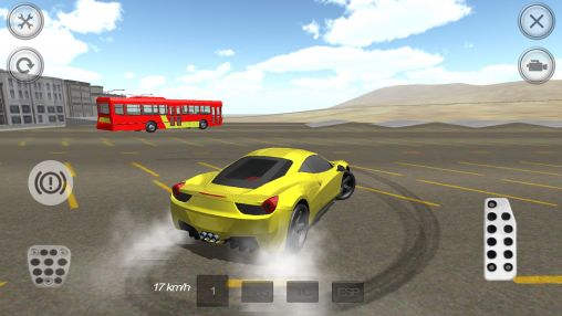 Gameplay of the Extreme luxury car racer for Android phone or tablet.
