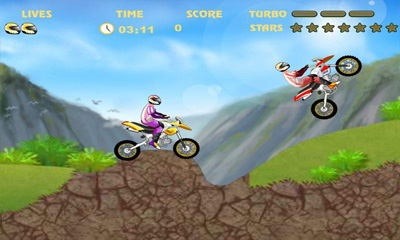 Gameplay of the Extreme Racing  Racing Moto for Android phone or tablet.