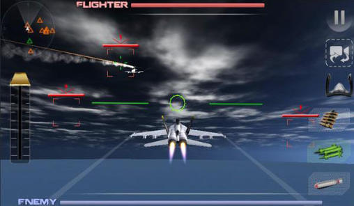 F18 air fighter attack - Android game screenshots.