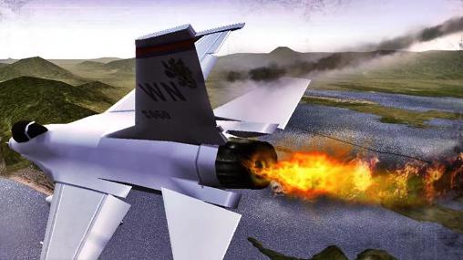 F18 army fly fighter jet 3D - Android game screenshots.