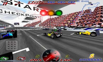 Gameplay of the F1 Ultimate for Android phone or tablet.