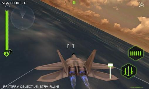 F-22 Raptor strike: Jet fighter - Android game screenshots.