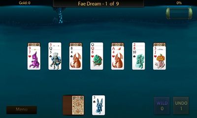 Gameplay of the Faerie Solitaire HD for Android phone or tablet.