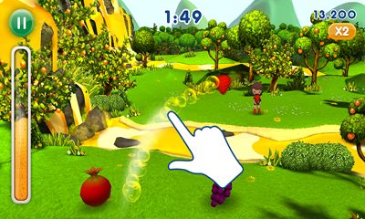 Gameplay of the Fanta Fruit Slam 2 for Android phone or tablet.