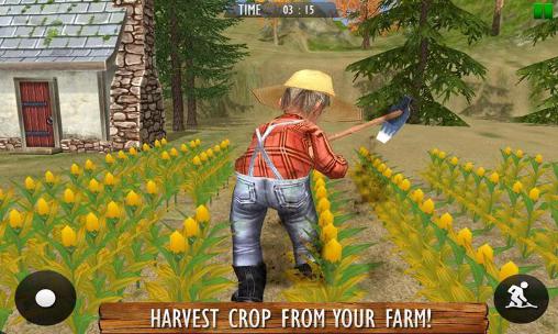 Farm life: Farming simulator. Real farmer 3D - Android game screenshots.