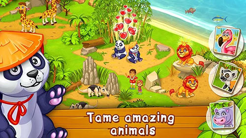 Farm zoo: Bay island village - Android game screenshots.
