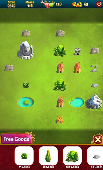 Farms and castles - Android game screenshots.