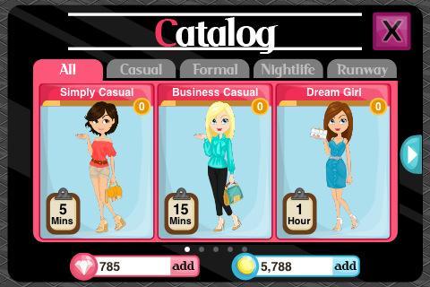 Gameplay of the Fashion story: Country girl for Android phone or tablet.