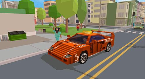 Gameplay of the Fast city taxi race legend for Android phone or tablet.
