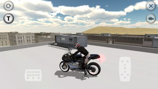 Fast motorcycle driver - Android game screenshots.