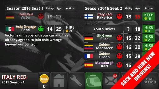 Fastest lap racing: Manager pro - Android game screenshots.