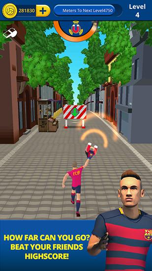 FC Barcelona: Ultimate rush - Android game screenshots.