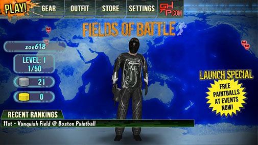 Fields of battle - Android game screenshots.