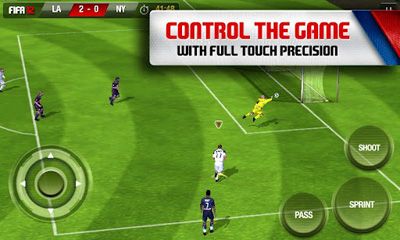 Gameplay of the FIFA 12 for Android phone or tablet.