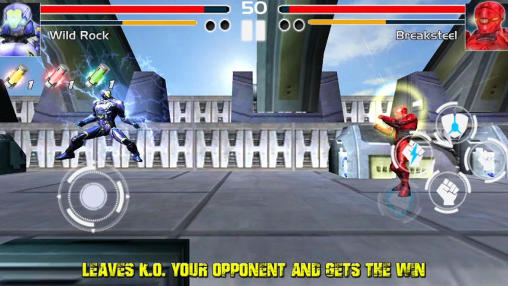 Fighting game: Steel avengers - Android game screenshots.