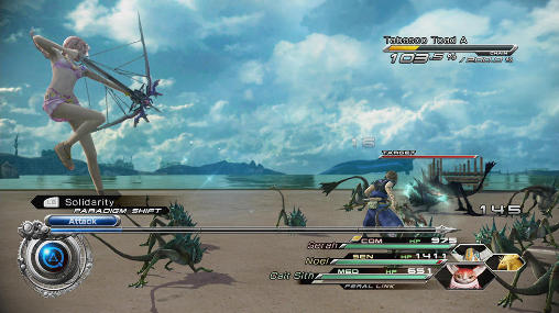 Final fantasy 13-2 - Android game screenshots.