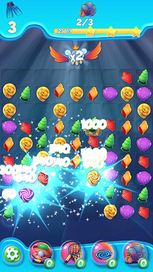 Finding fish frenzy: Seashells - Android game screenshots.