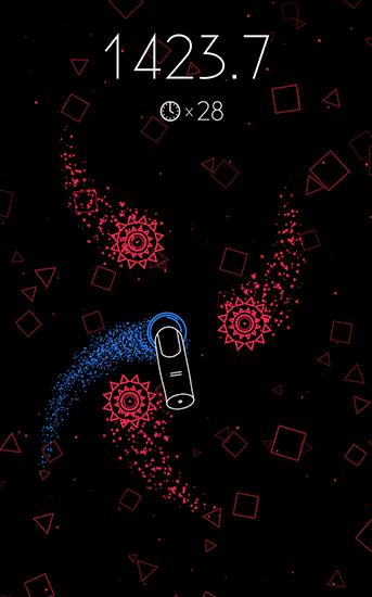 Finger dodge - Android game screenshots.