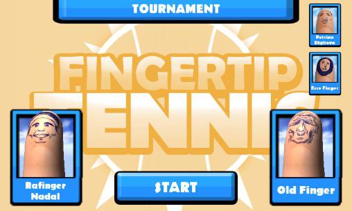 Fingertip tennis - Android game screenshots.