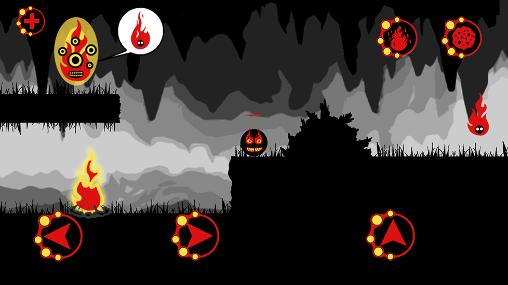 Fire bounce 2D - Android game screenshots.