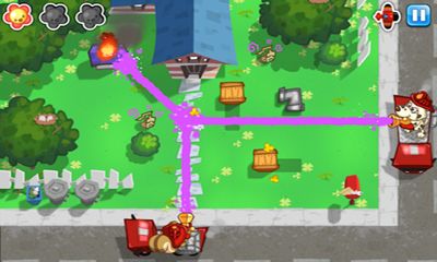 Gameplay of the Fire Busters for Android phone or tablet.