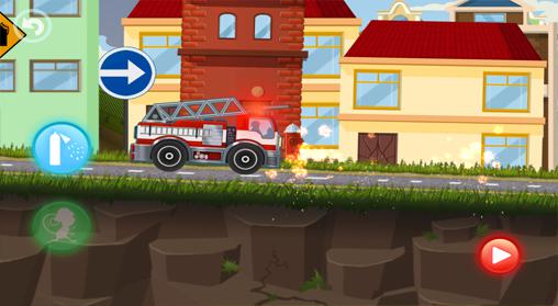 Firefighters racing for kids - Android game screenshots.