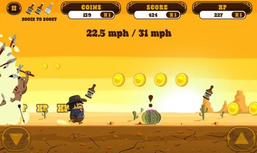 Firewater: Cowboy chase - Android game screenshots.