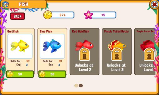 Fish adventure: Seasons - Android game screenshots.