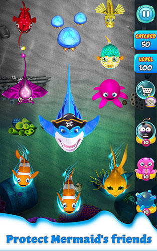 Fish crush - Android game screenshots.